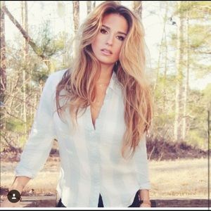 Kittenish blue & white Flannel xl